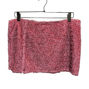 Serious Los Angeles Pink Fuzzy Skirt